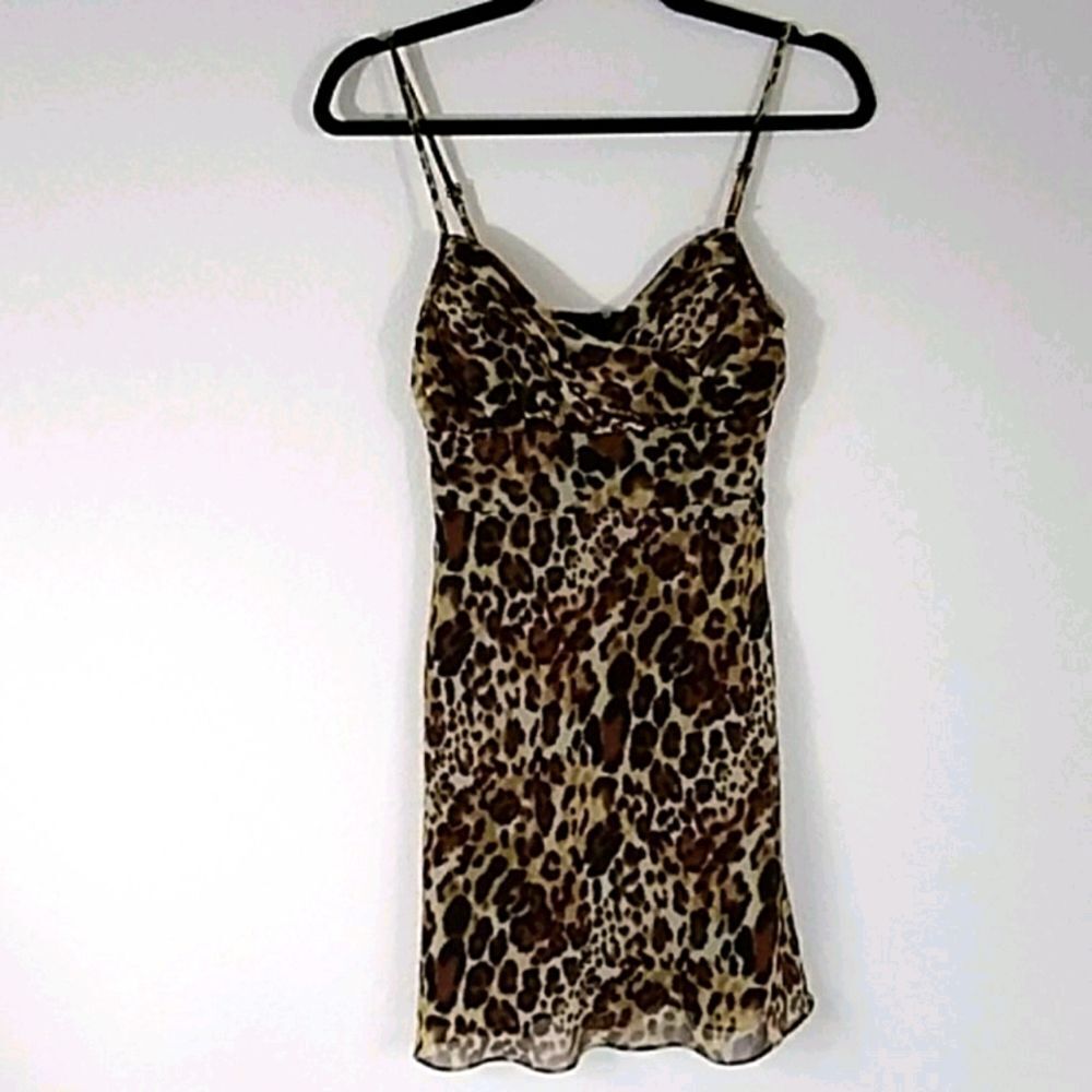 GUESS DRESS SIZE 1 LEOPARD